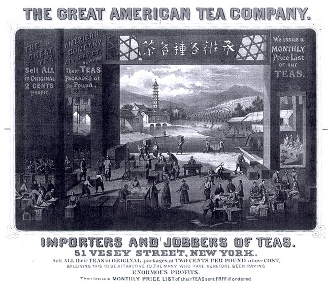 Great American Tea Company at 51 Vesey Street (poster).