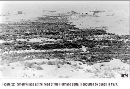 When compared to the previous image it is apparent that substantial desertification was a primary result of the HVP