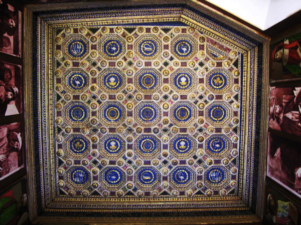 Ceiling, Urbino studiolo.
