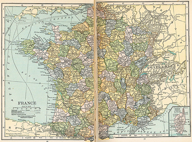 Map: France 1921