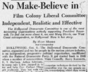 Mary Morris, "No Make-Believe in Hollywood's Democratic Group," PM, October 6, 1944.