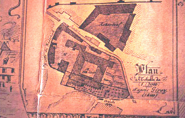 1840 plan of Unterlinden.