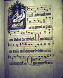 Page with miniature of Christ's Presentation.