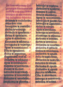 List of early nuns at Unterlinden. Fifteenth-century Obituary. Ms. 576, f. 2r, Bibliotheque de la Ville, Colmar, France.