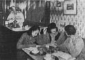 Female students at one of Vienna's coffeehouses