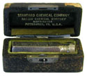 Containers intended for transporting radium needles or tubes for medical use